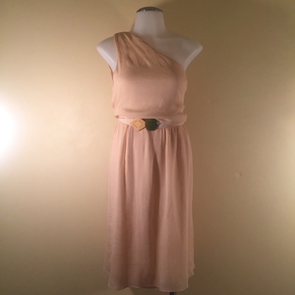 Alice and Olivia One Shoulder Drapey Dress XS